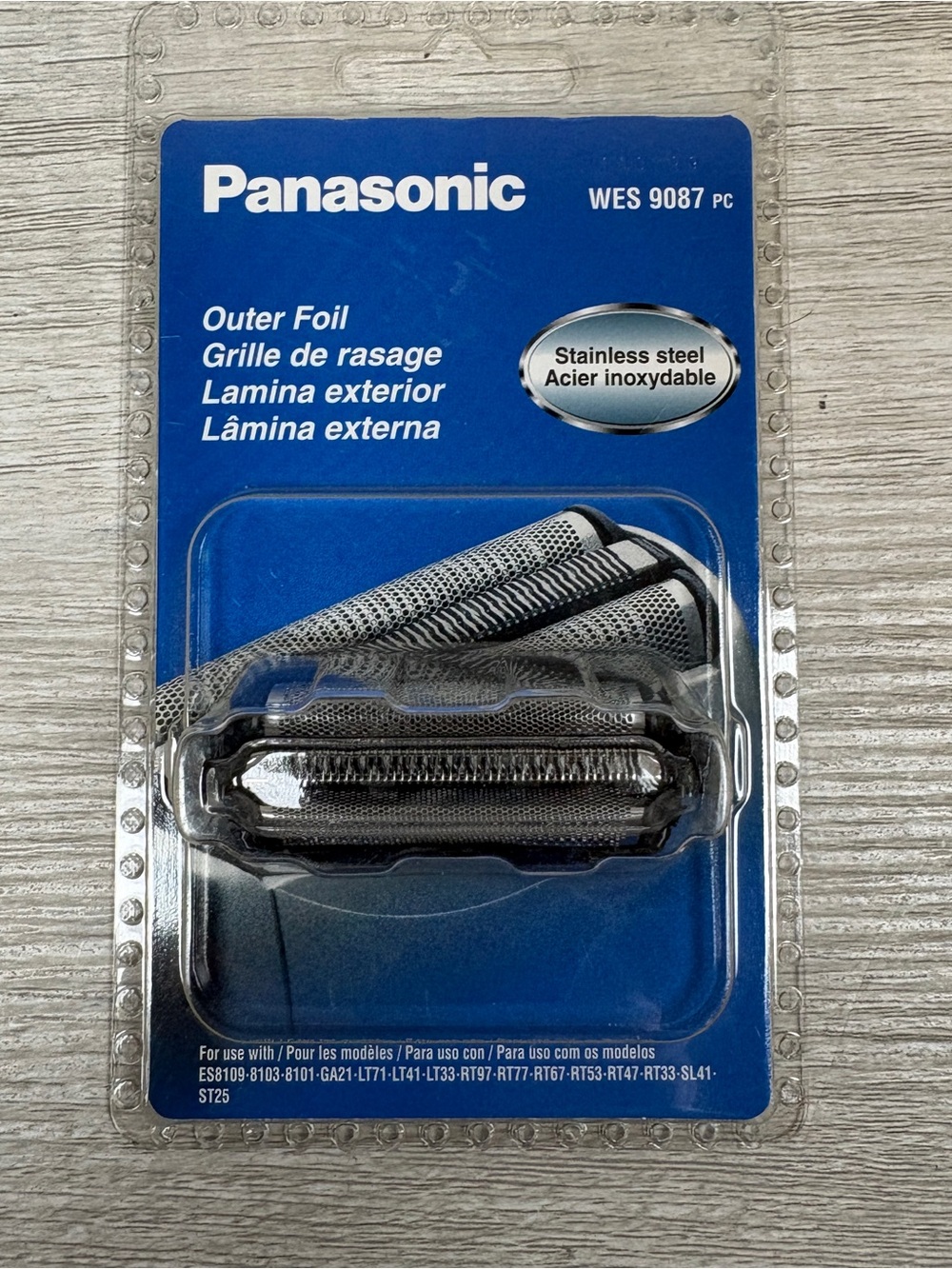 Panasonic WES9087PC Outer Foil blades ES8101 ES8103 ES8109 ES-GA21 Shaver
